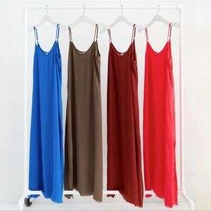 Aerie Slip Dress | NWT | Hot Pink Size XL